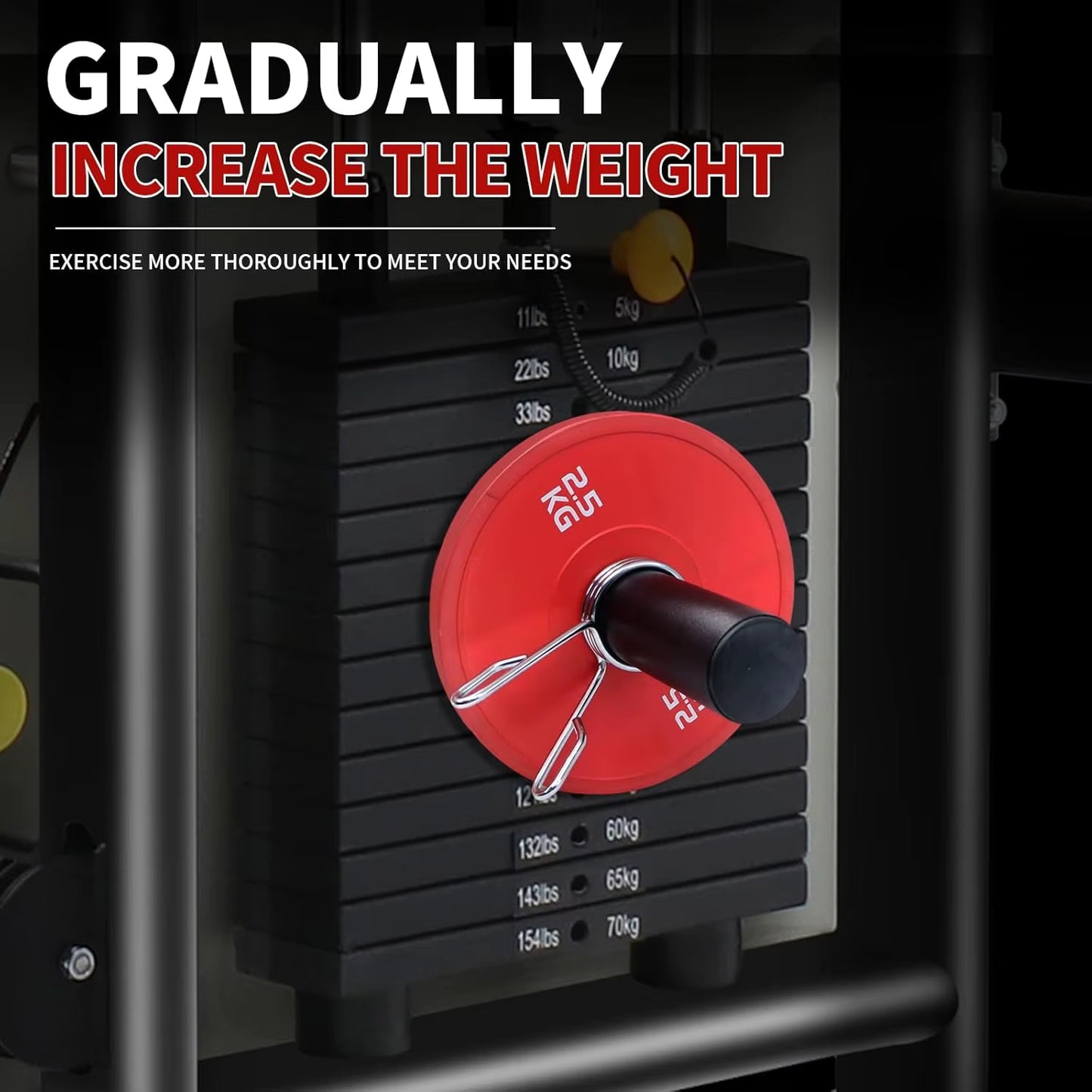 8MM/10MM Fitness Gym Weight Stack Add Replacement Pin Barbell Weight Plates Extender Barbell Loading Pin for Add Weight