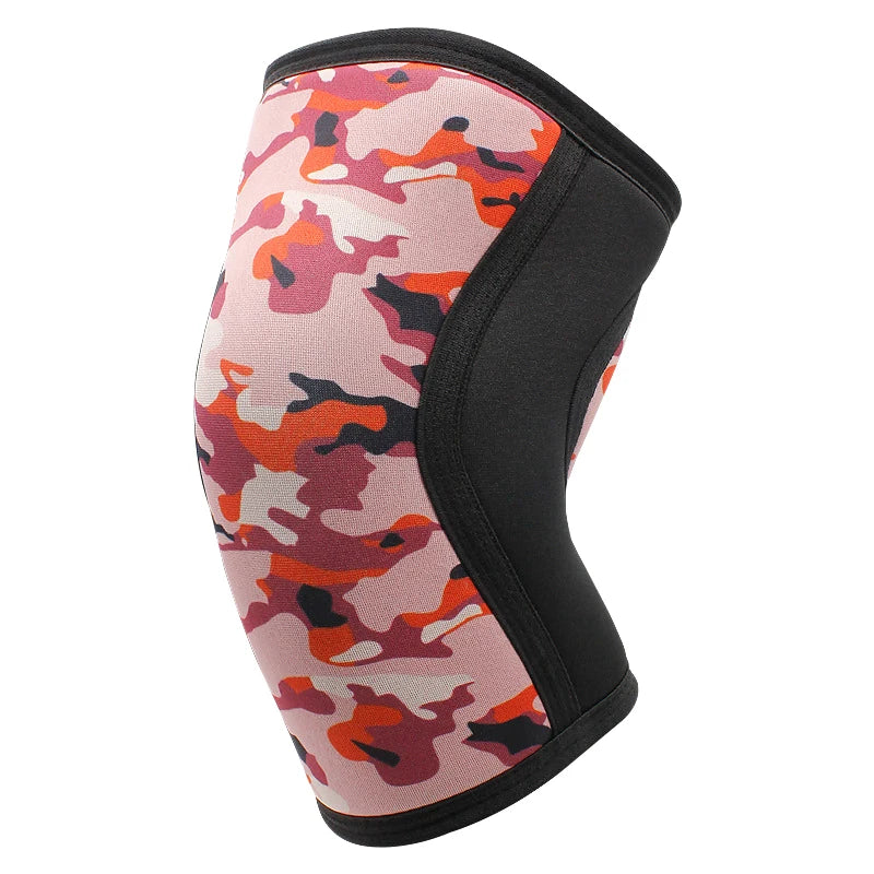Fitness Neoprene Weight Lifting Gym Stiff Knee Sleeve 7Mm Brace for Power Lifting