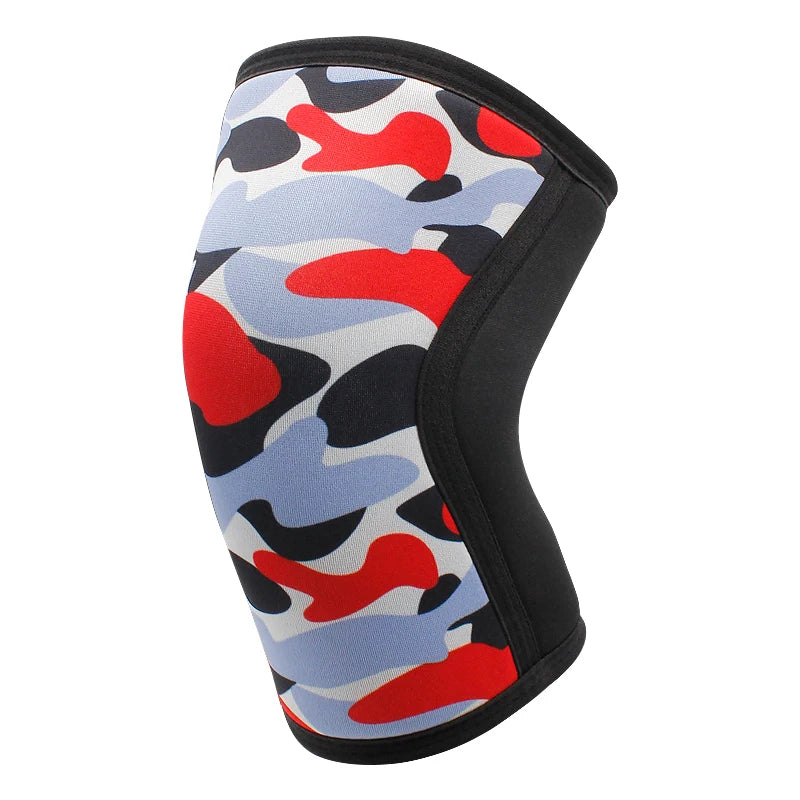 Fitness Neoprene Weight Lifting Gym Stiff Knee Sleeve 7Mm Brace for Power Lifting