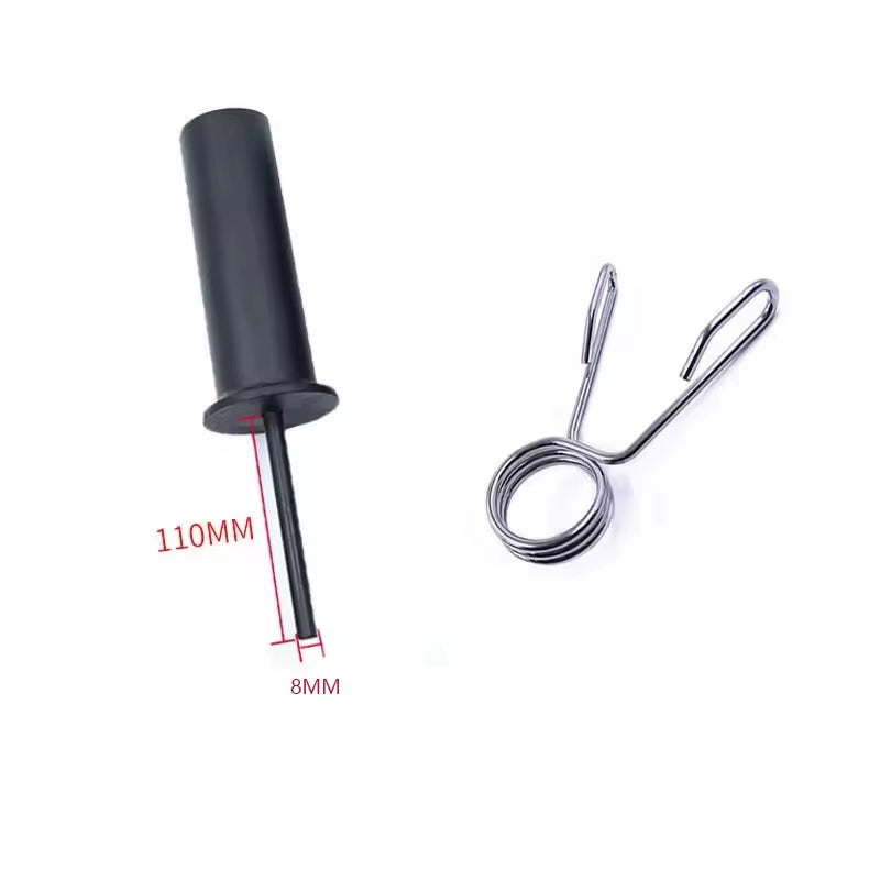 8MM/10MM Fitness Gym Weight Stack Add Replacement Pin Barbell Weight Plates Extender Barbell Loading Pin for Add Weight