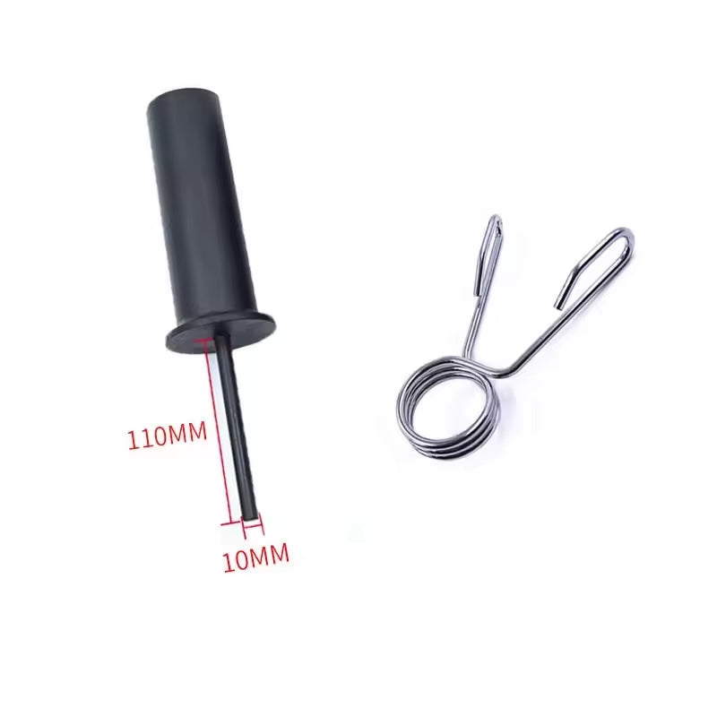 8MM/10MM Fitness Gym Weight Stack Add Replacement Pin Barbell Weight Plates Extender Barbell Loading Pin for Add Weight